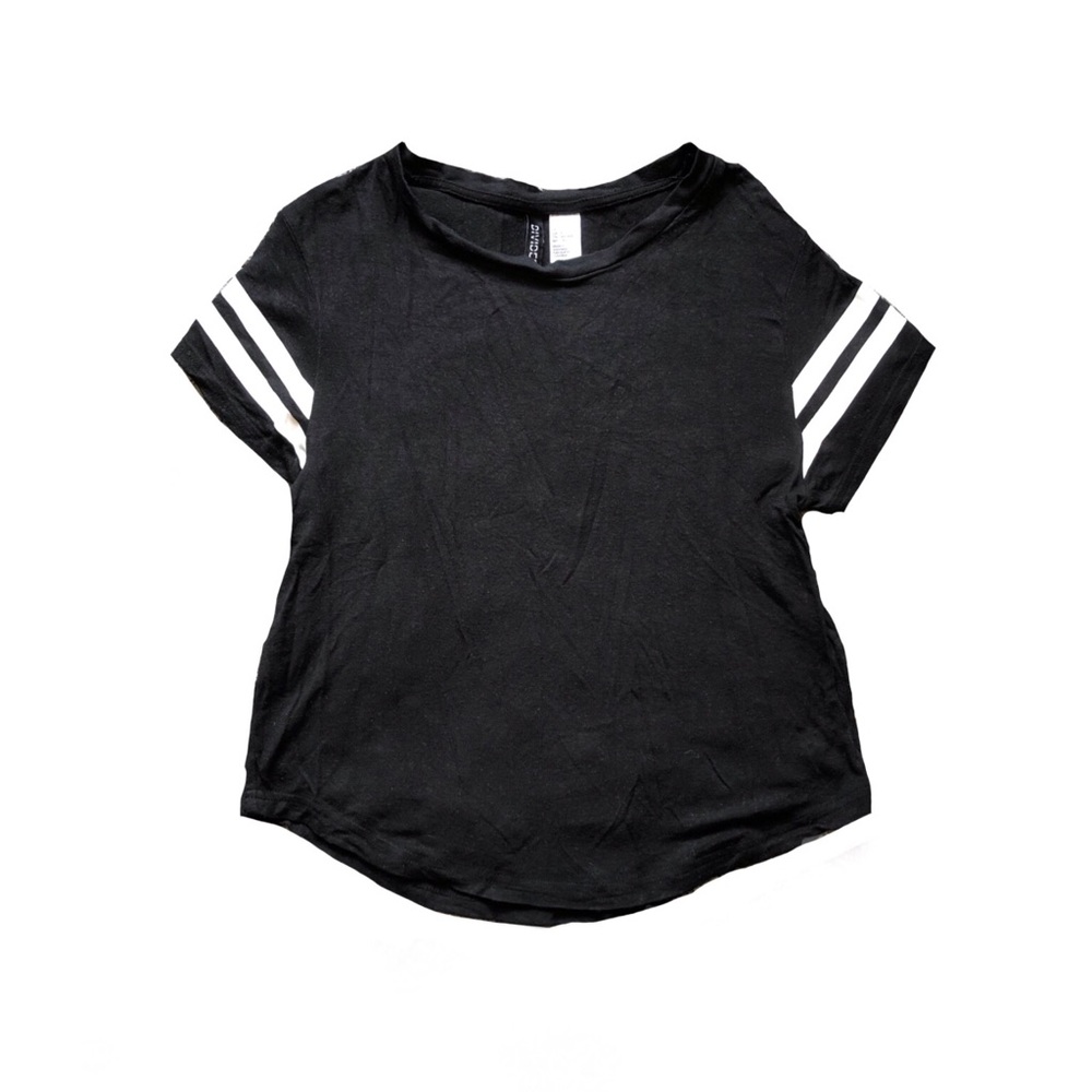 Soft Black Crop Top